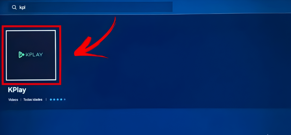 Use a busca da loja, localize o aplicativo correto e clique para acessar a página.