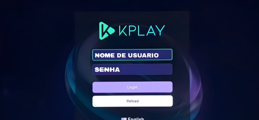 Insira usuário e senha fornecidos pelo seu serviço IPTV.
